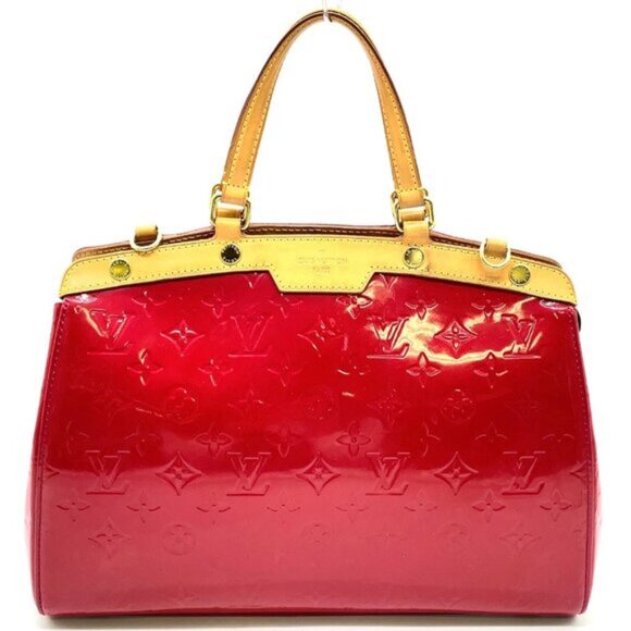 Louis Vuitton Vernis Red Blair MM Shoulder Bag 390-082625 - Picture 4 of 16